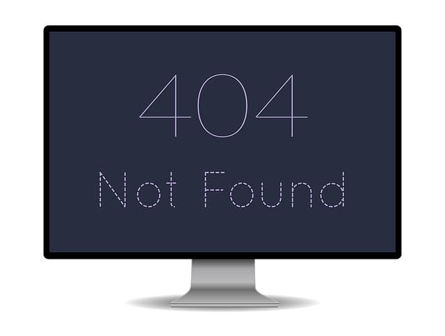 File not found (404 error)